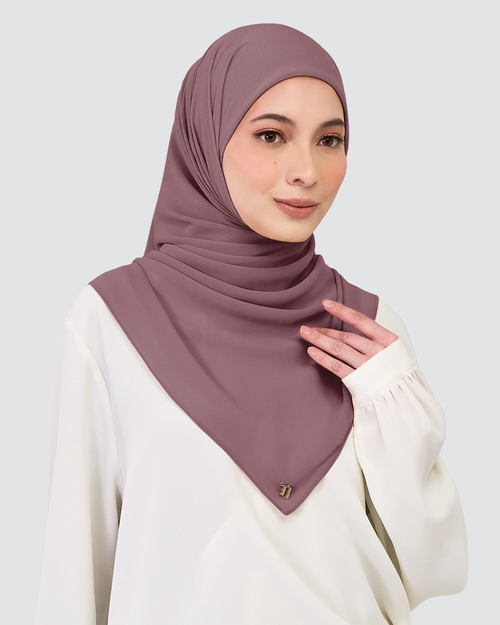 CHIFFON SQUARE ROSE TAUPE Singapore