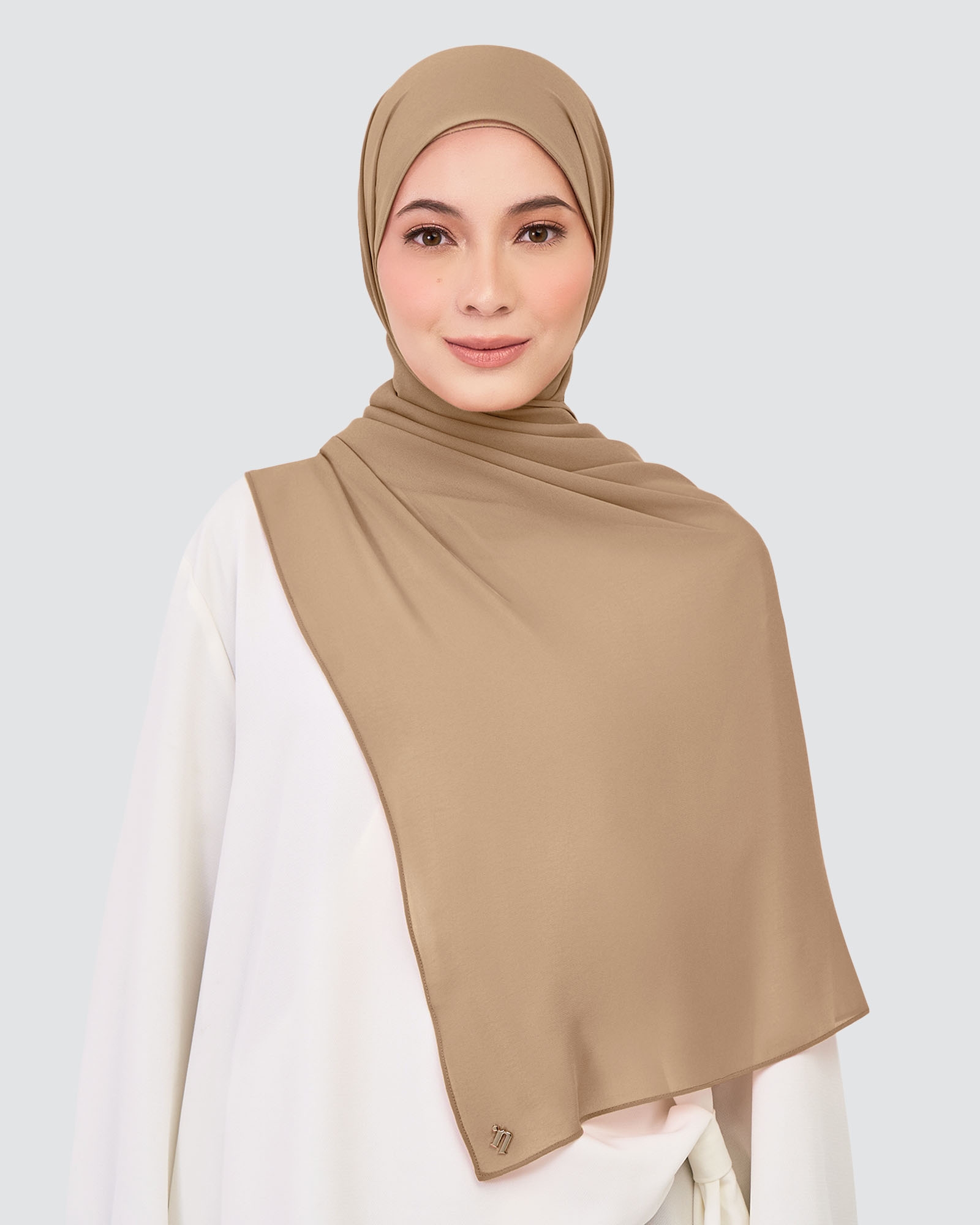 CHIFFON SHAWL - NATURAL