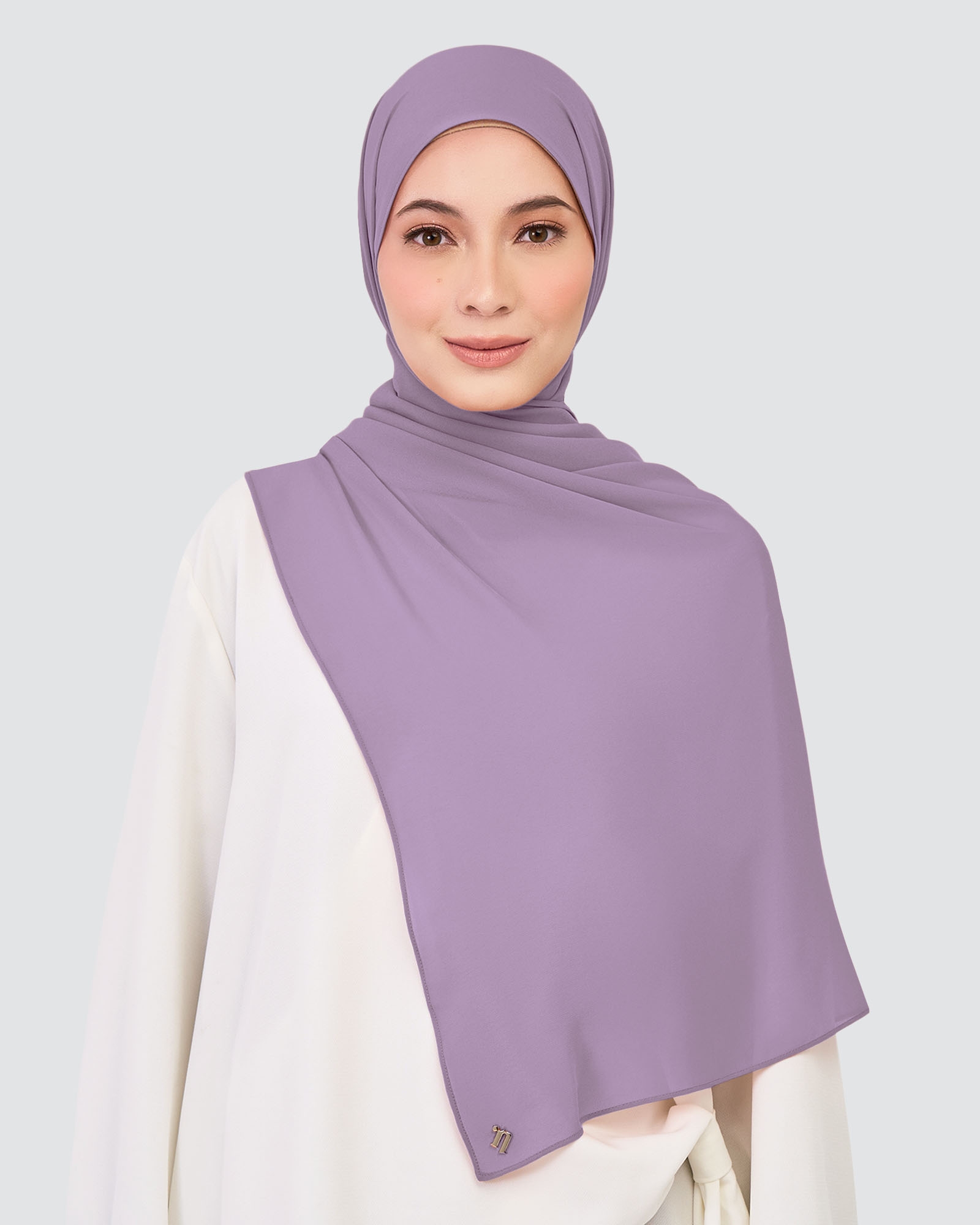 CHIFFON SHAWL - ORCHID MIST