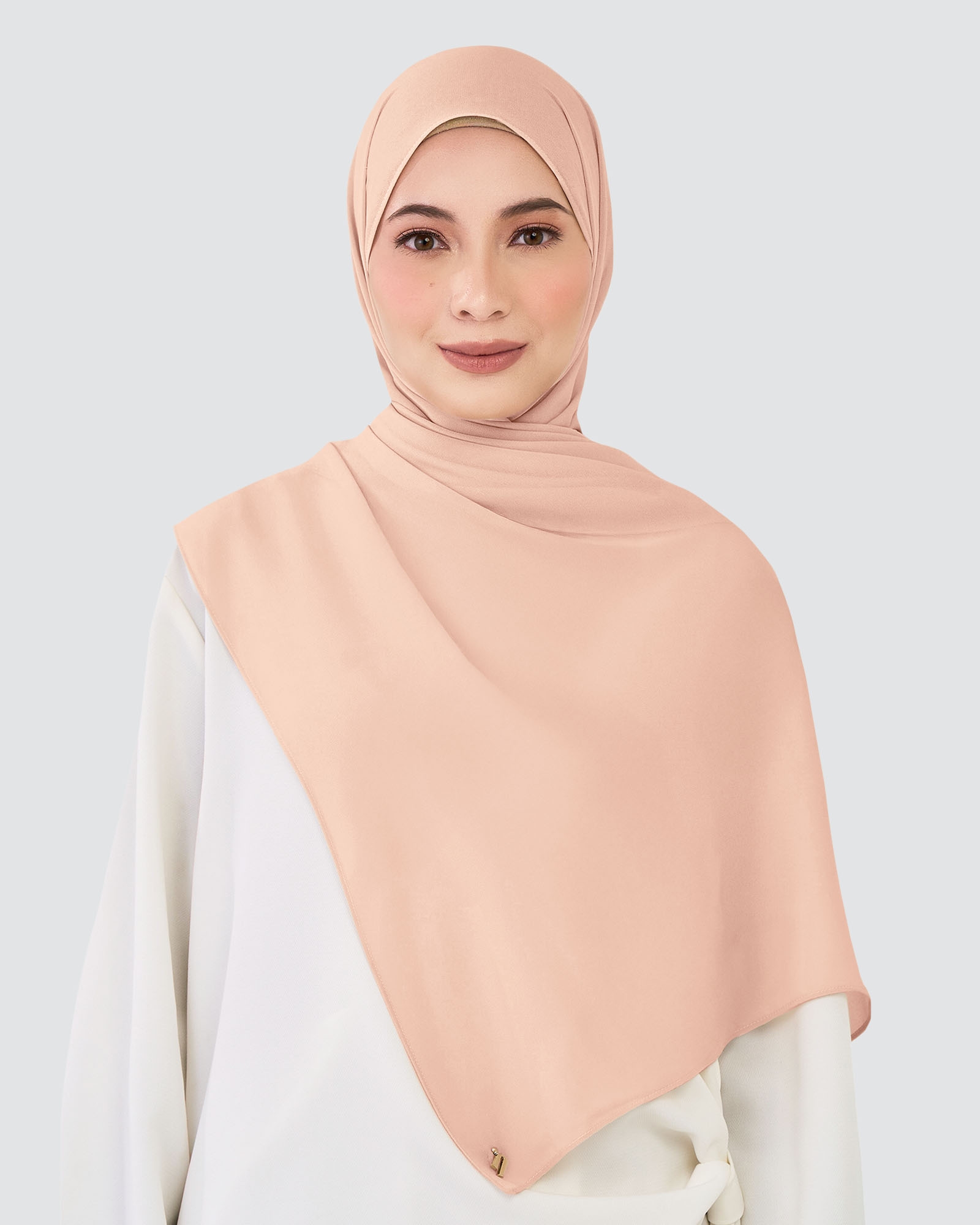 CHIFFON SHAWL - SEPIA ROSE
