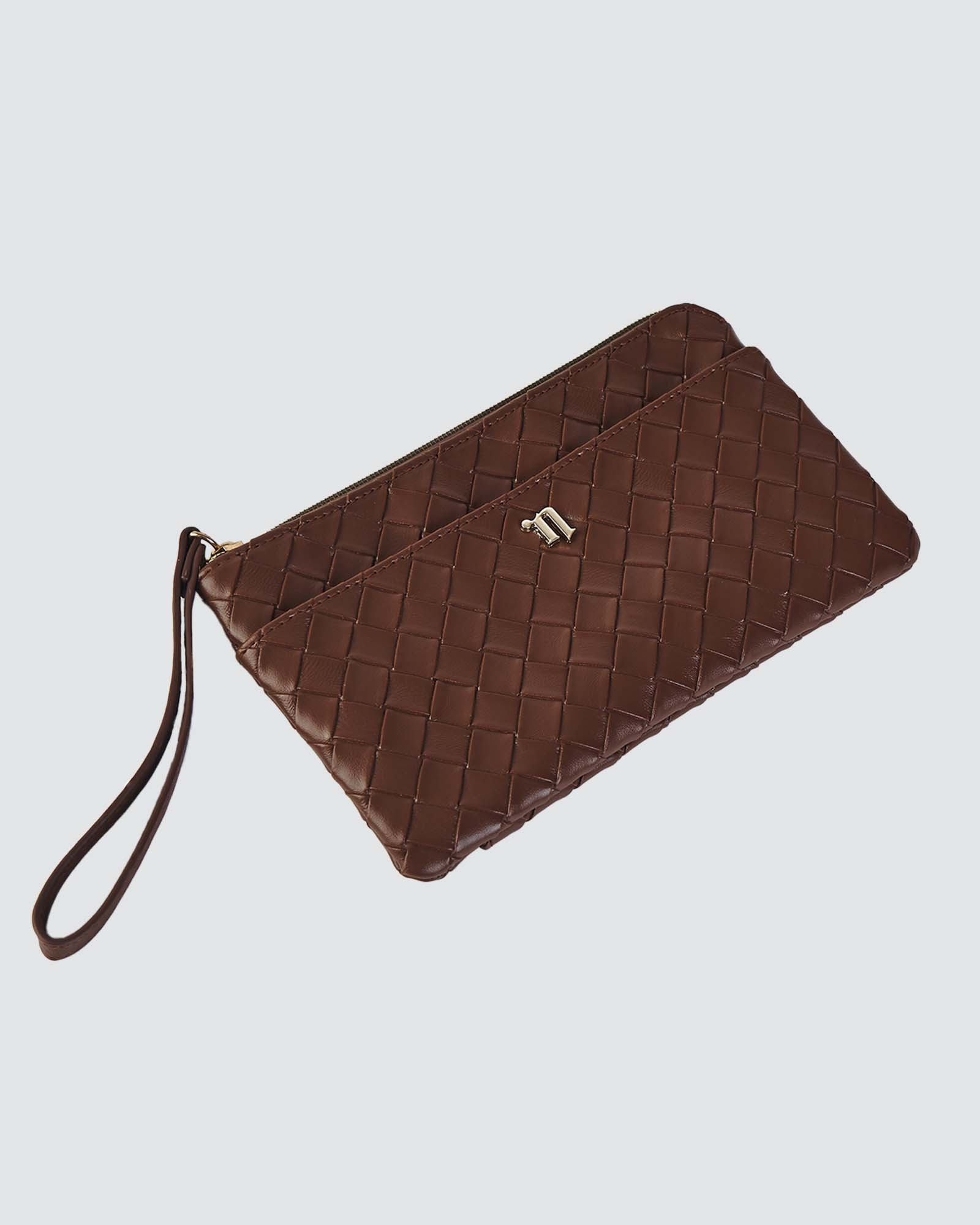 THE CHLOE WRISTLET - BITTER CHOCOLATE