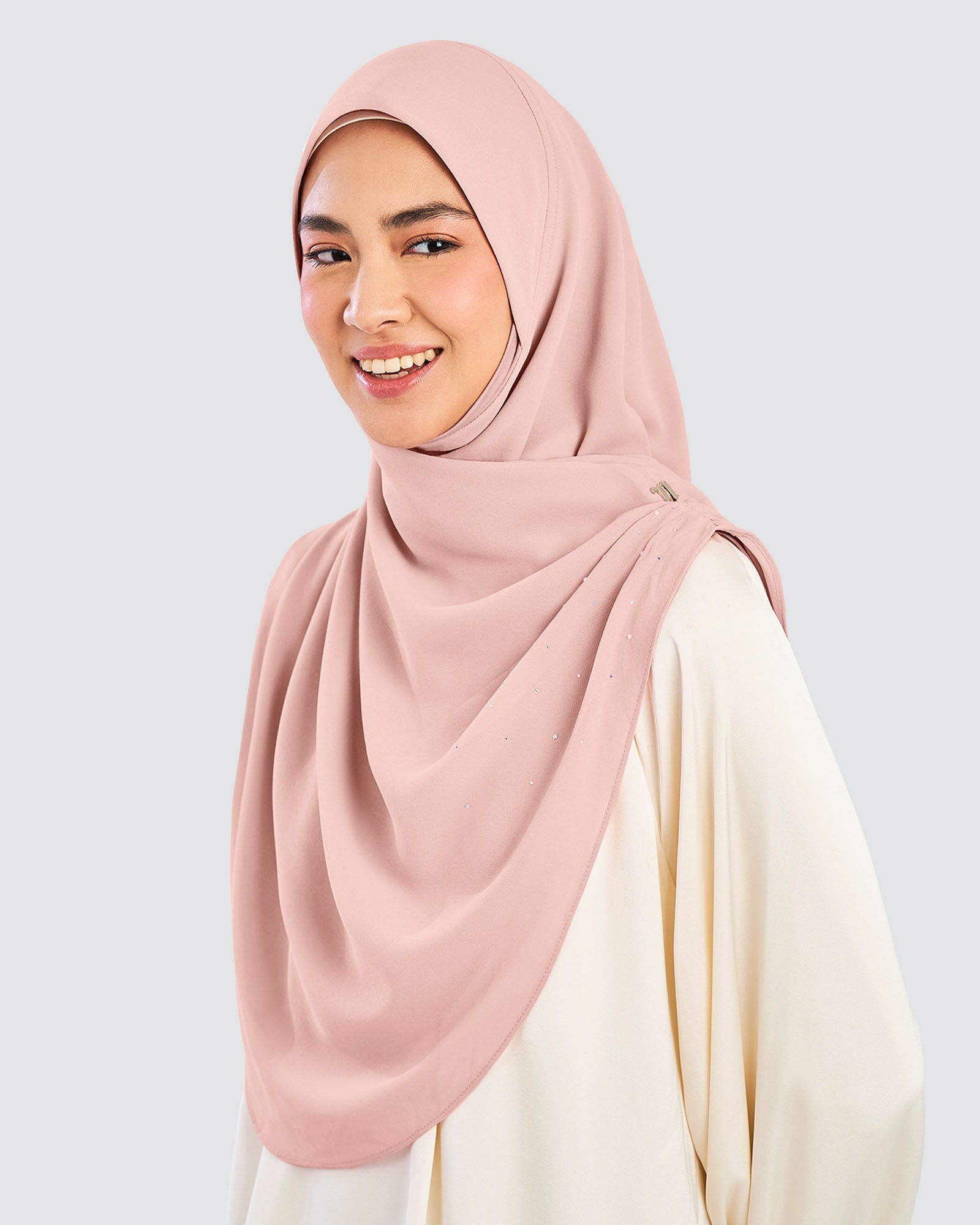 EASYON PLEATED CRYSTAL TWIST - BLOSSOM