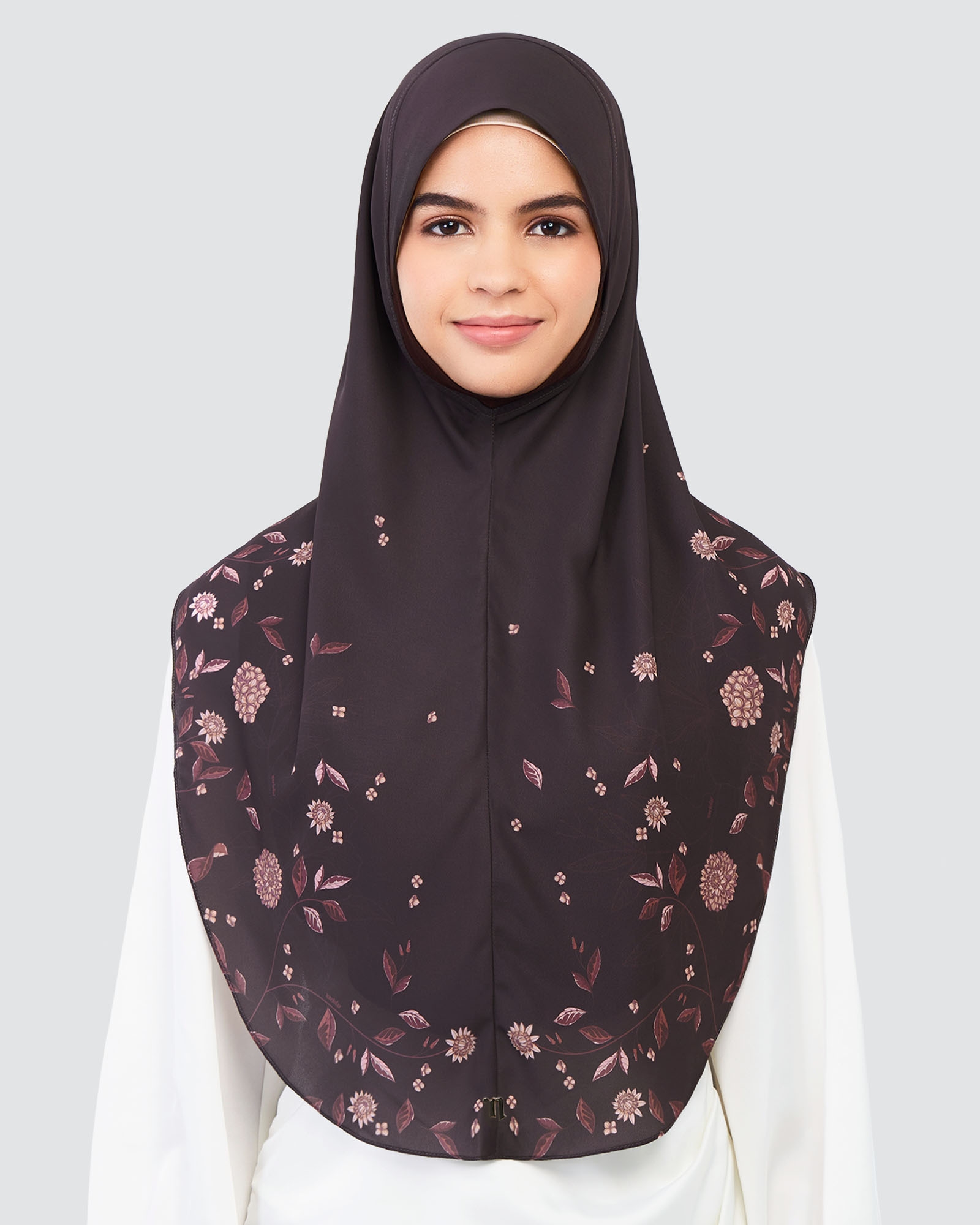 EASYON PRINTED CHIFFON INSTANT - PLUM