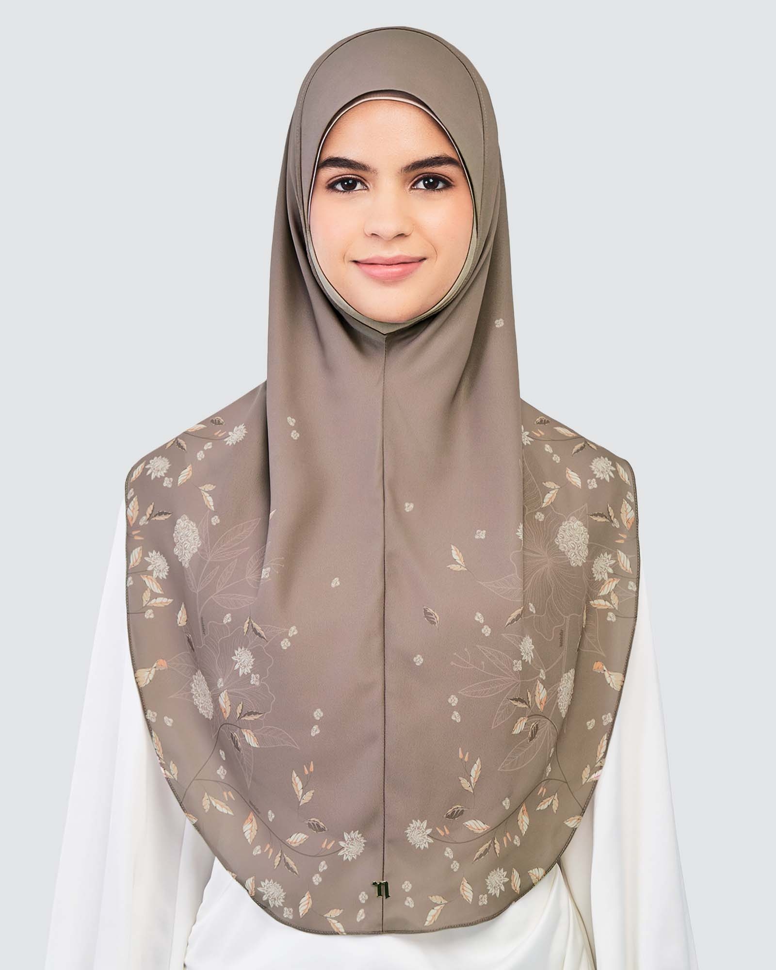 EASYON PRINTED CHIFFON INSTANT - WALNUT