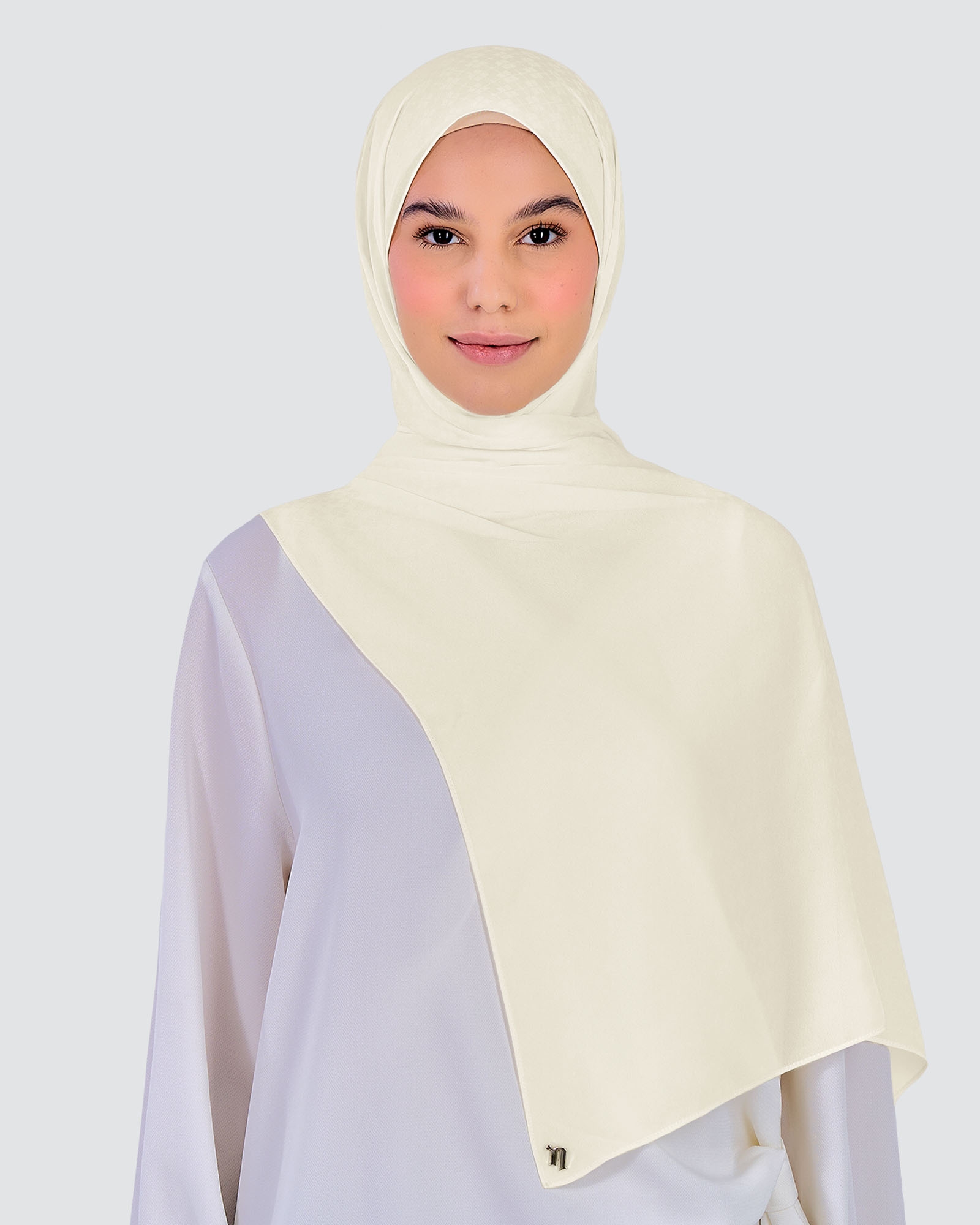 GAIA CHIFFON SHAWL - IVORY