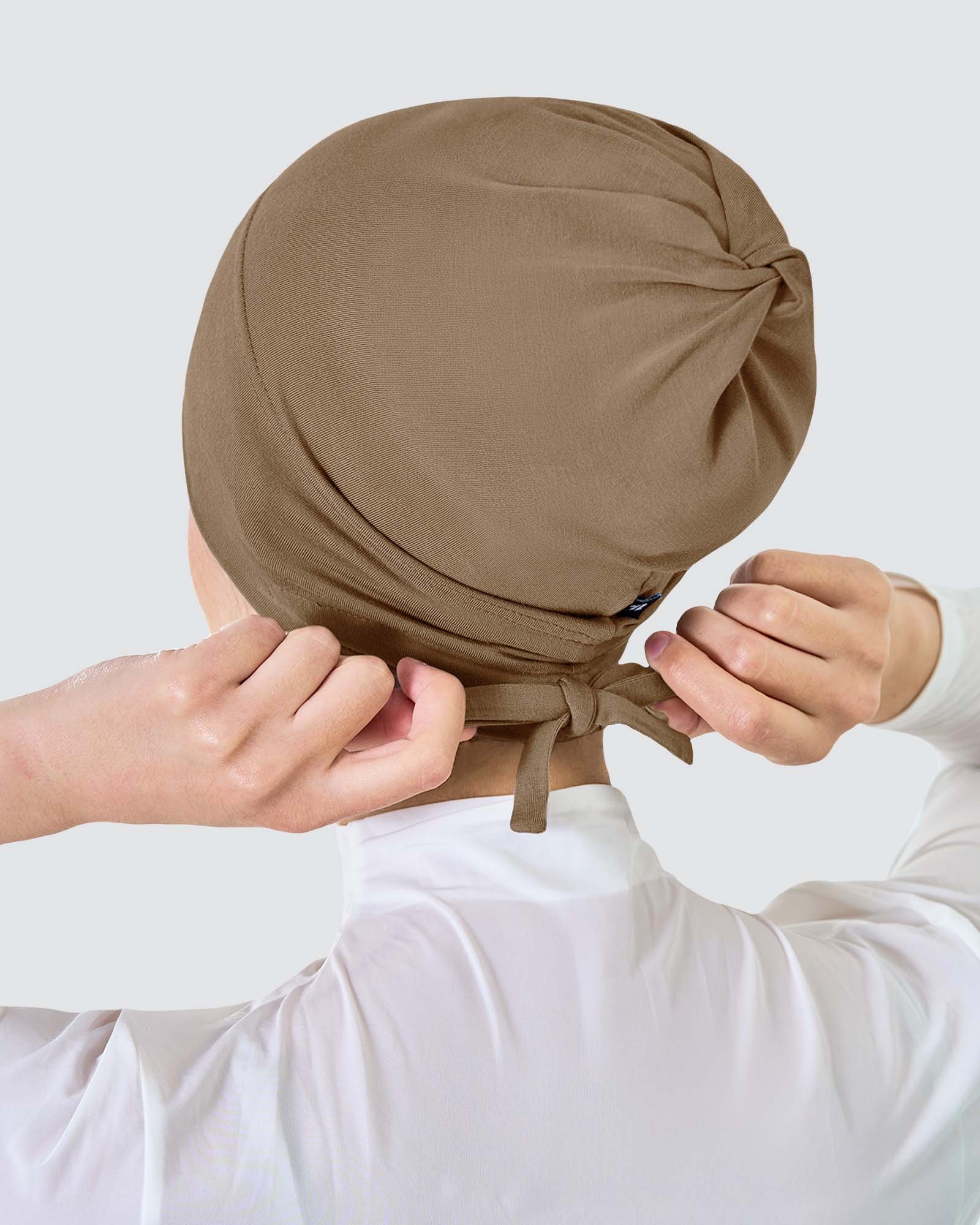 INNER DRAWSTRING SNOWCAP - BROWN