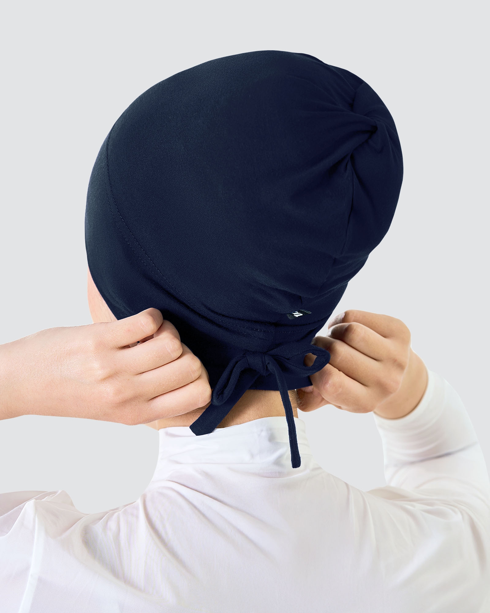 INNER DRAWSTRING SNOWCAP - NAVY BLUE