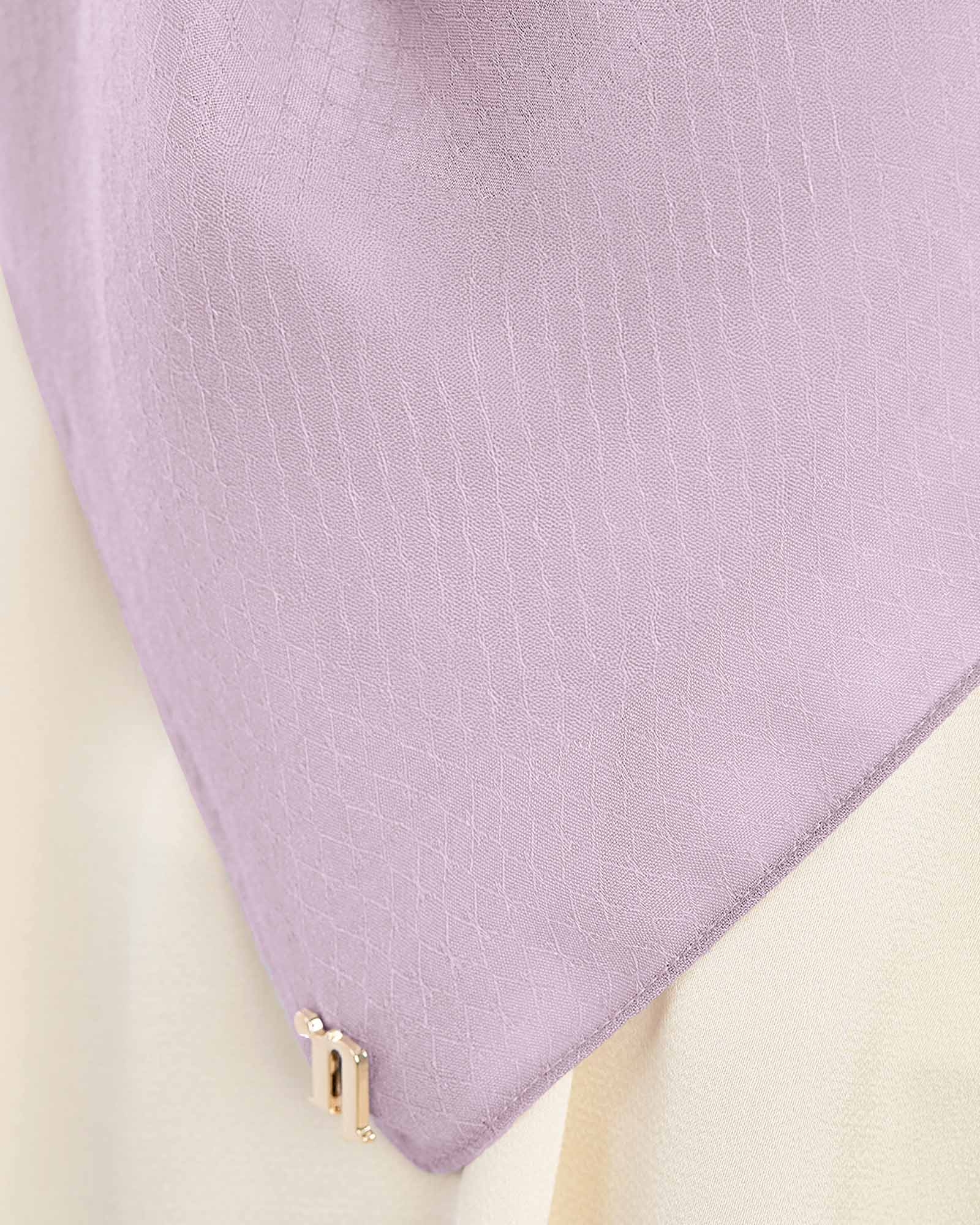 KAPAS COTTON VOILE SQUARE - LAVENDER