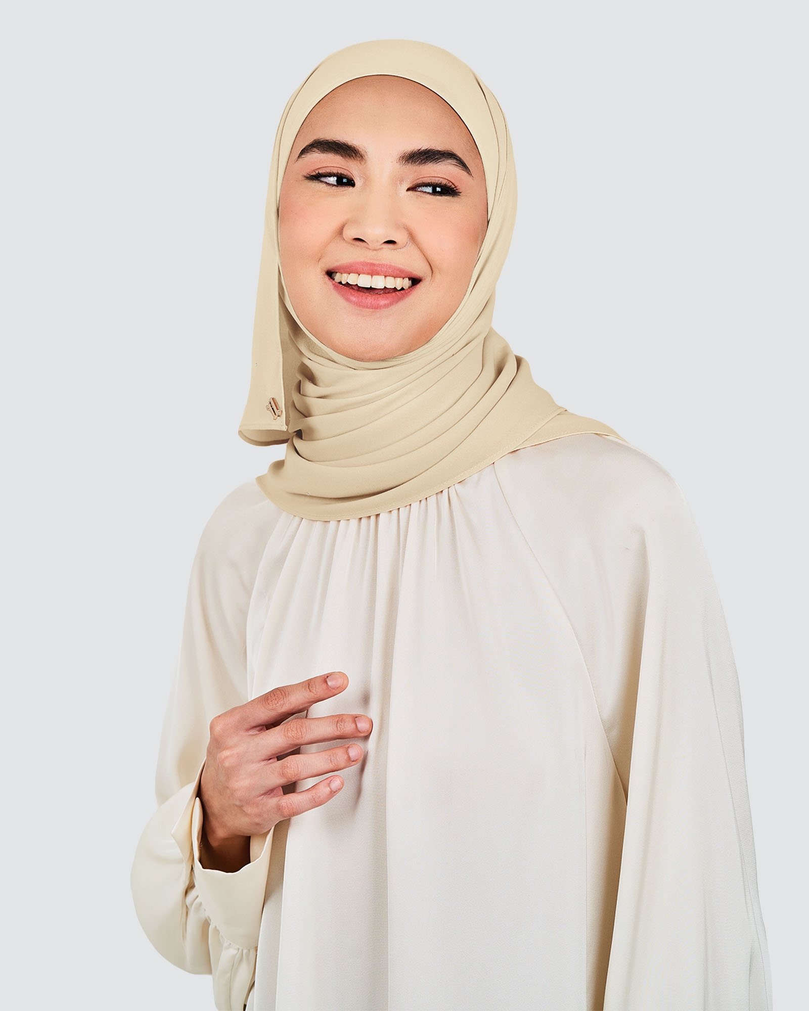 LADY NOOR SEMI-INSTANT WITH INNER - ECLAIR