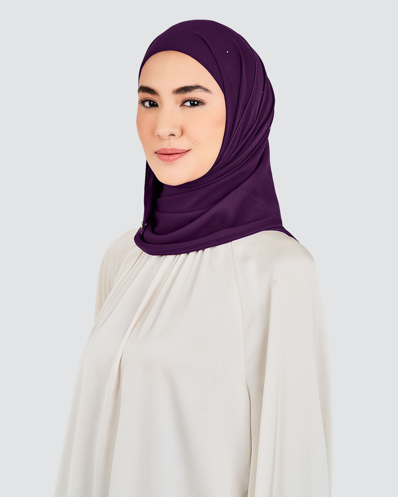 LADY NOOR SEMI-INSTANT WITH INNER - MANGOSTEEN