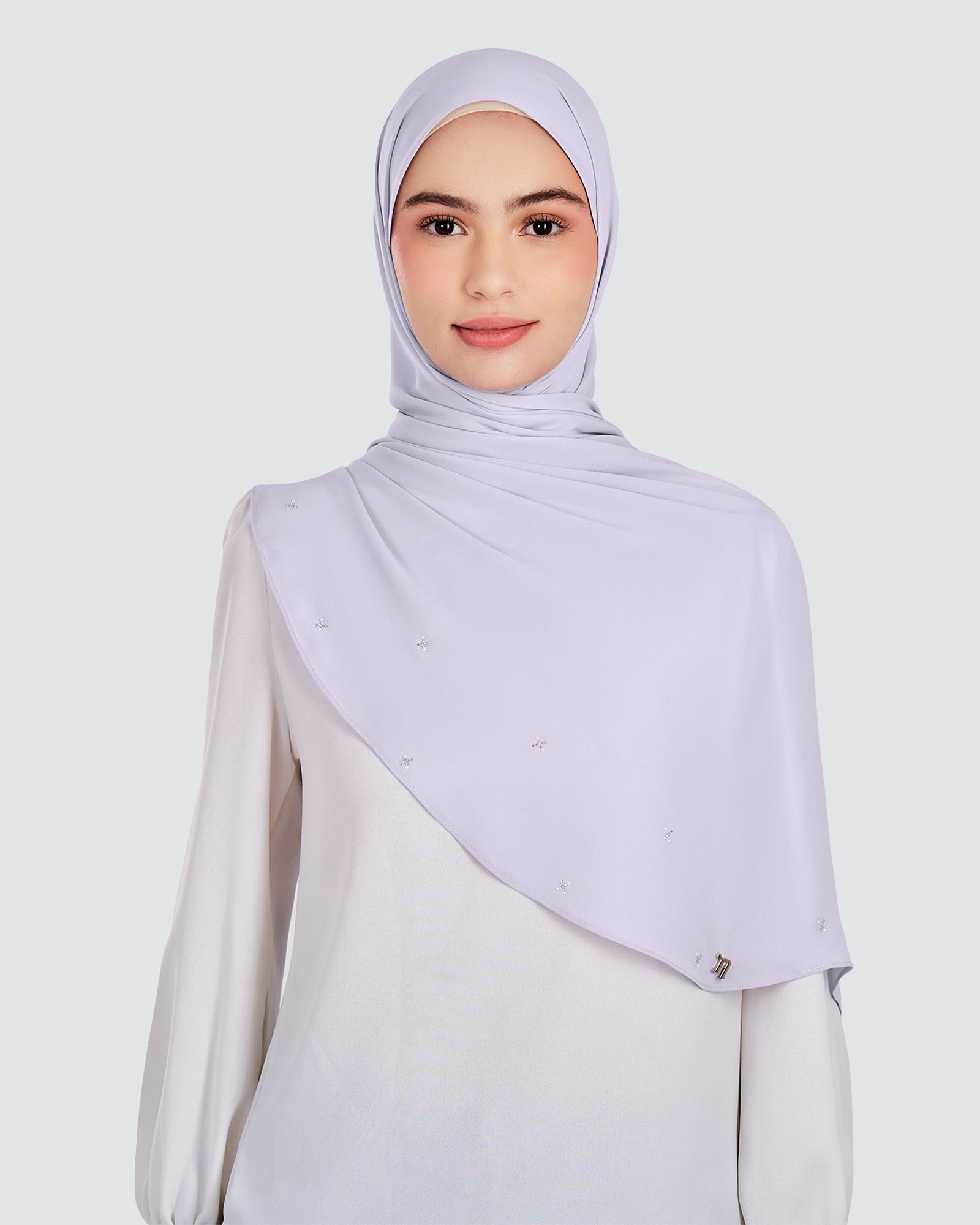 LADY SARAH CRYSTAL SHAWL - MORNING GLORY