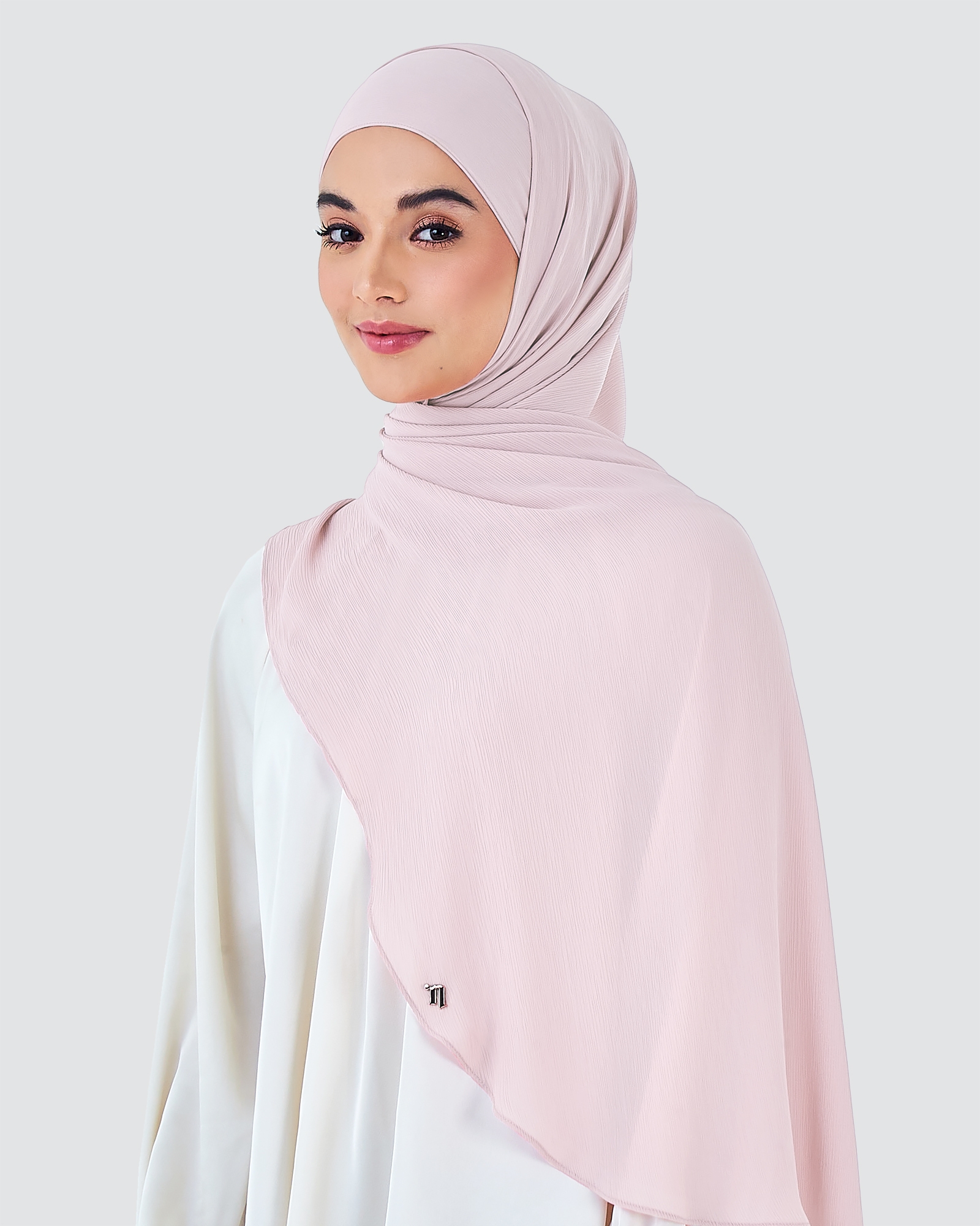 LINIA LINE CHIFFON SHAWL - LILAC
