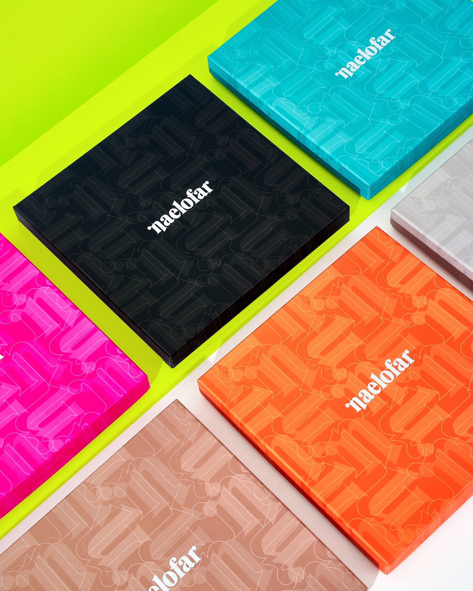 MONOGRAM SCARF BOX - TURQUOISE