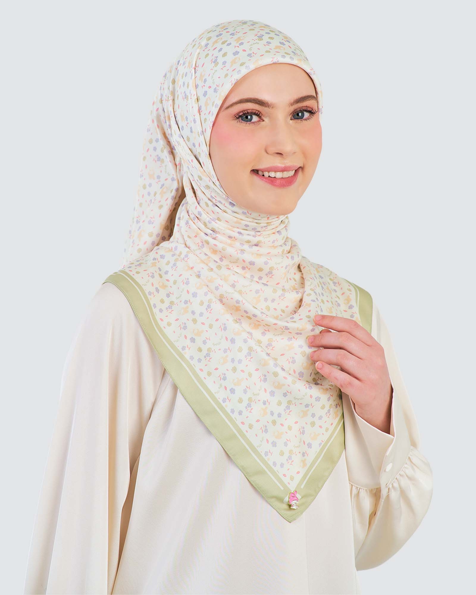 MY MELODY X NAELOFAR SQUARE - LEMONADE