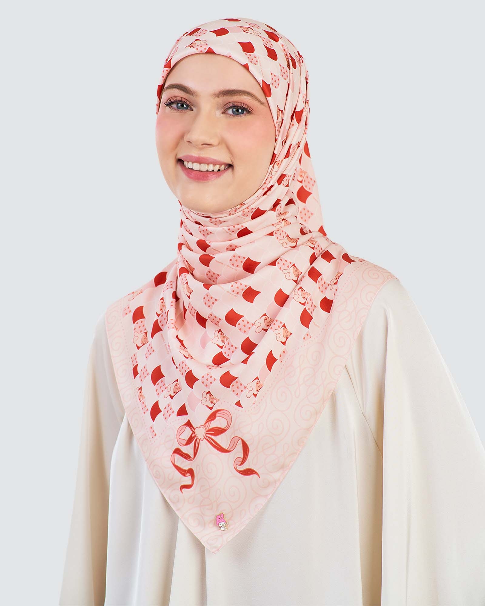 MY MELODY X NAELOFAR SQUARE - STRAWBERRY