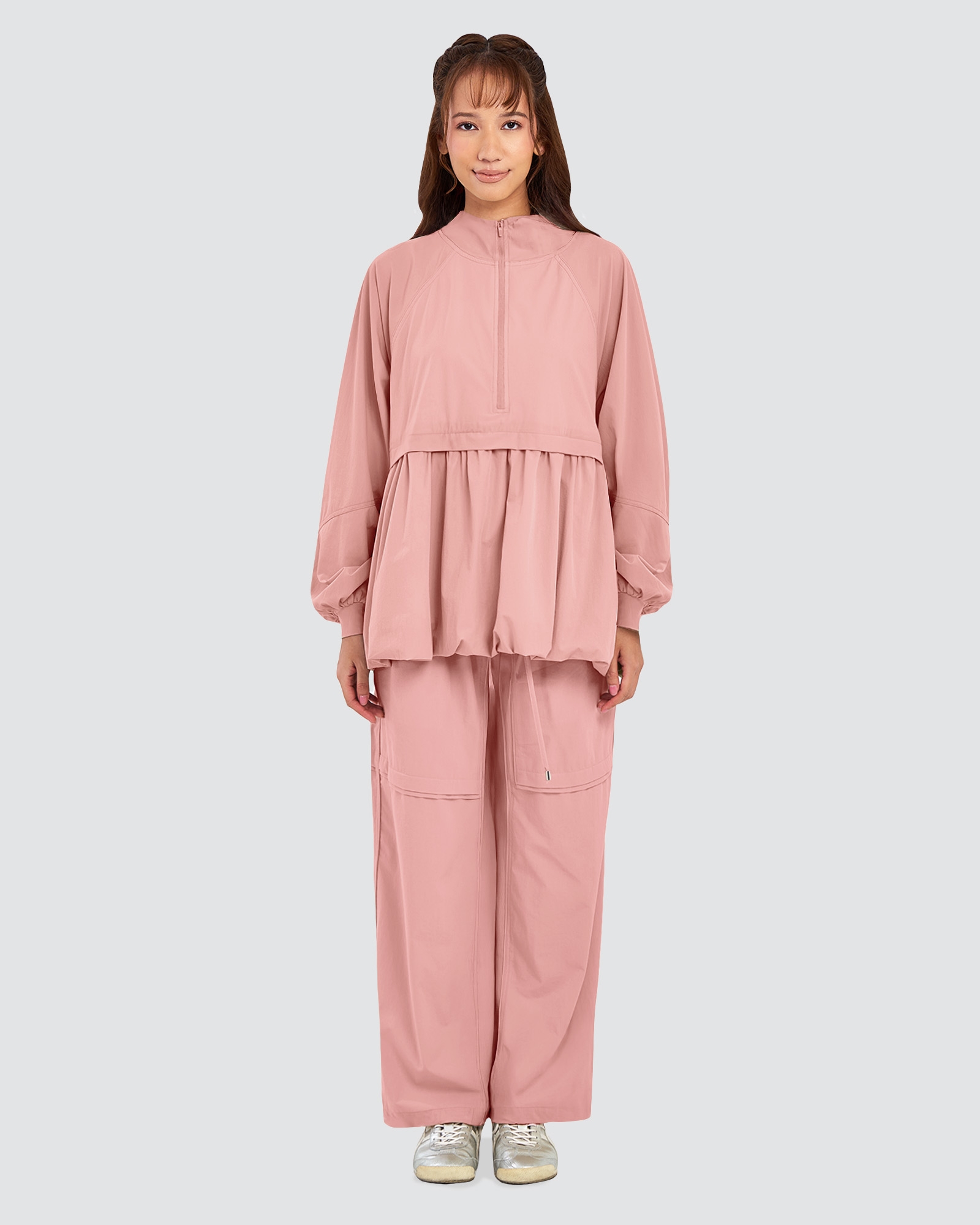 nPOWER BALLOON PARKA - ROSE