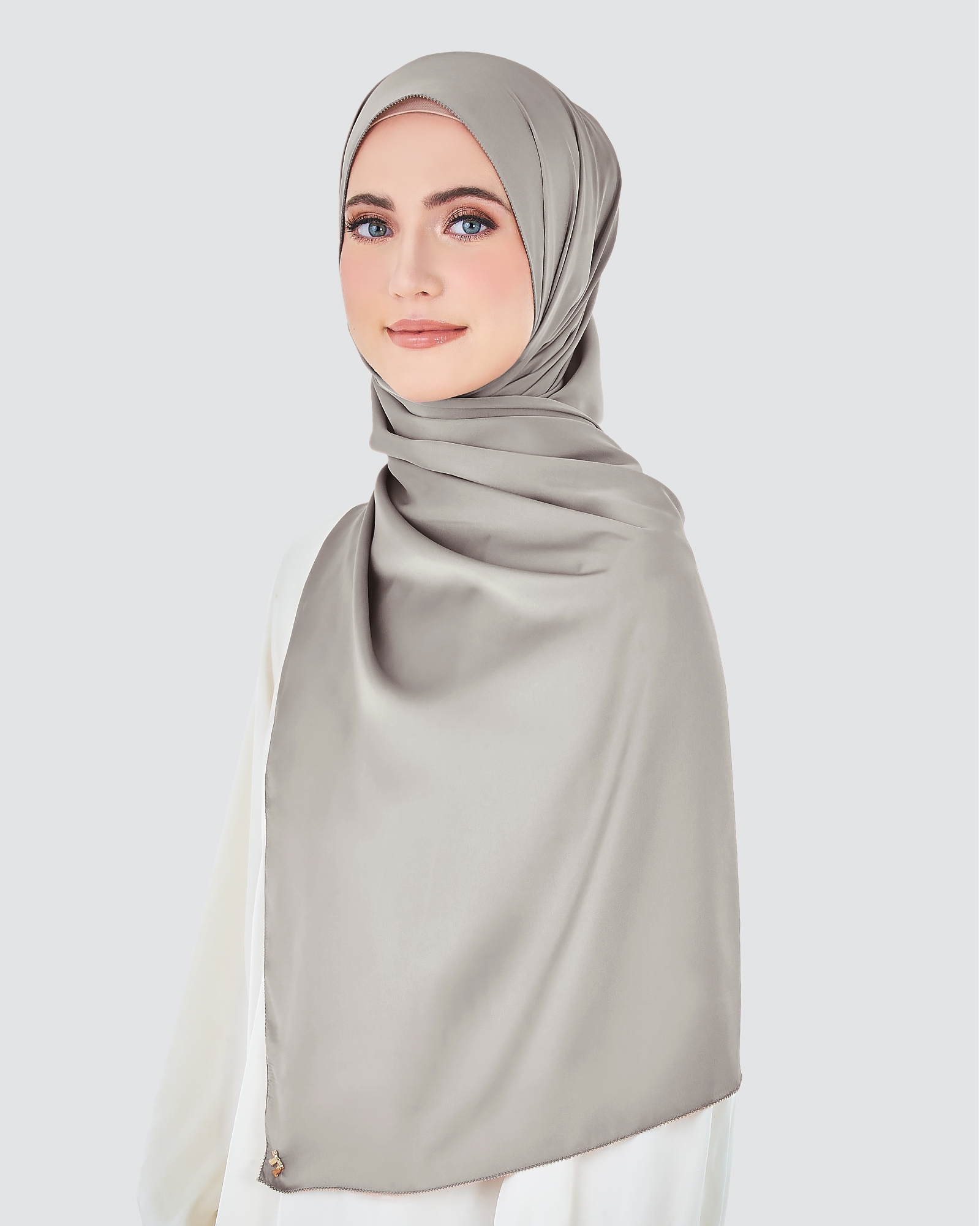 EILA SATIN SHAWL - GLOW