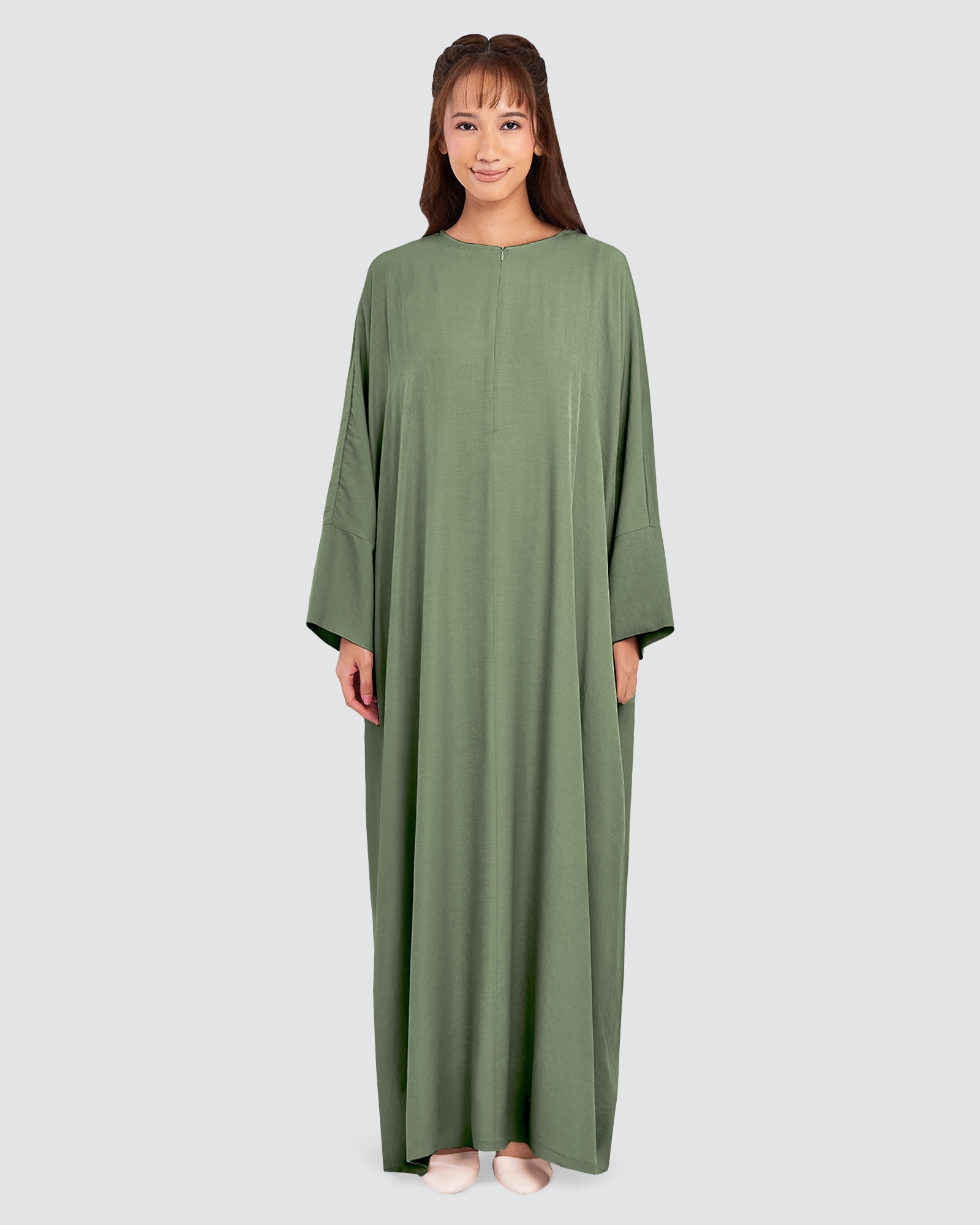 X-PRESS OVERSIZED DRESS - OLIVE