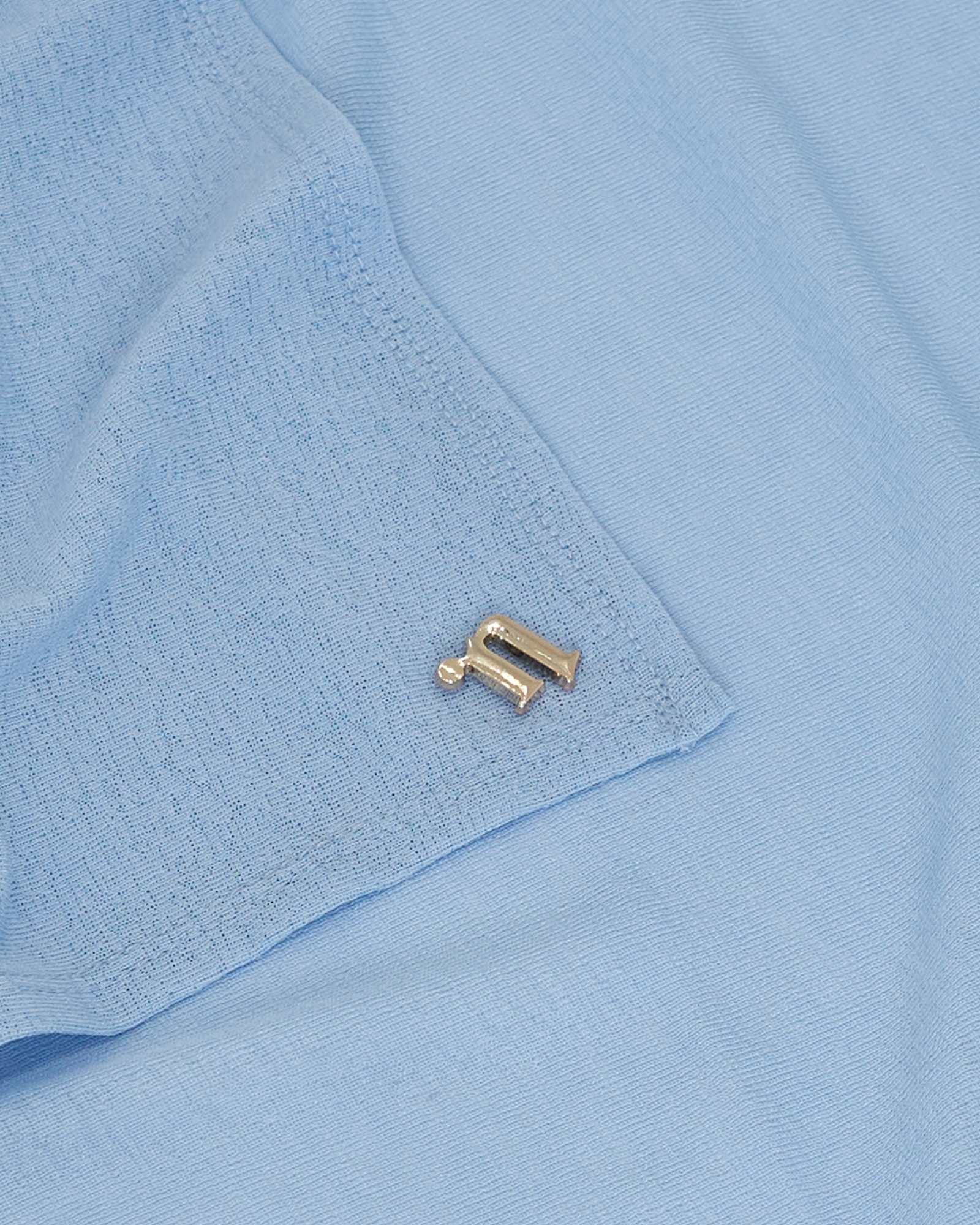 X-PRESS TEXTURED JERSEY SHAWL - LIGHT BLUE