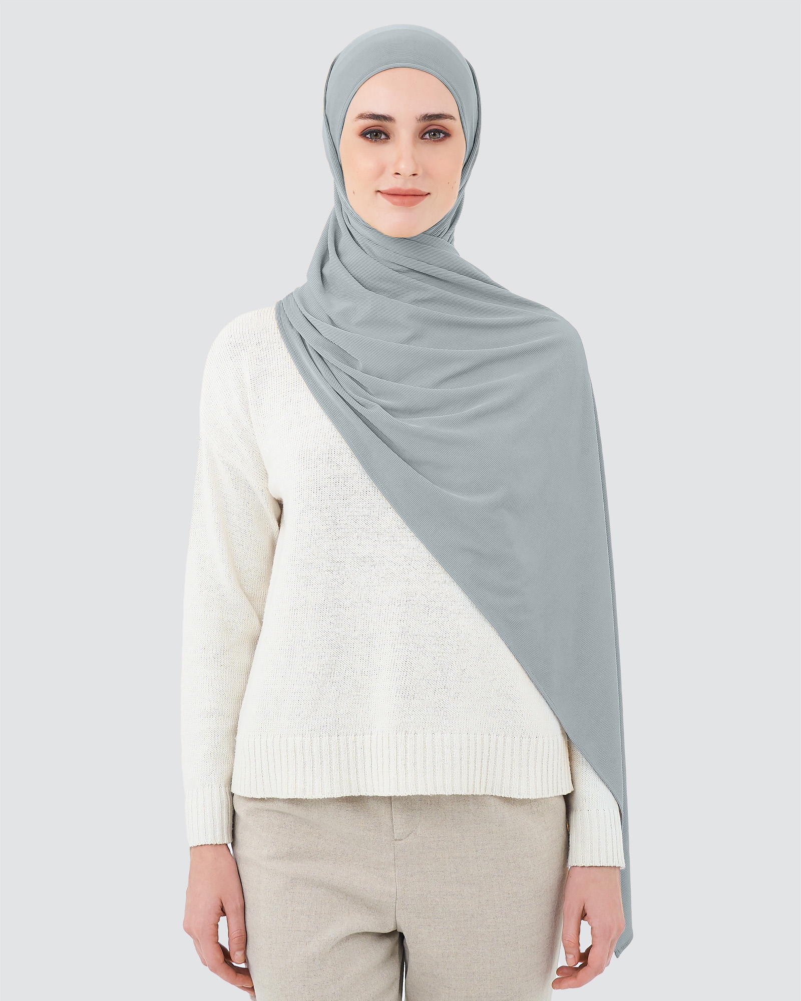 YURI STRETCH KNIT - MINERAL BLUE
