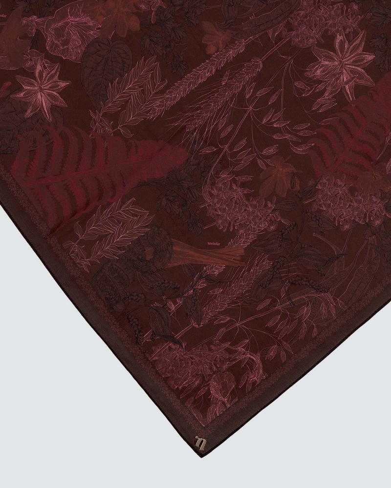 Image of AKAR COTTON VOILE SQUARE - BUNGA LAWANG