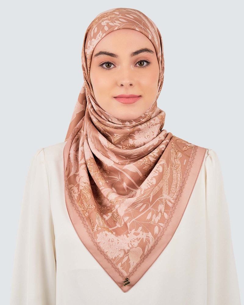 Image of AKAR COTTON VOILE SQUARE - HALIA