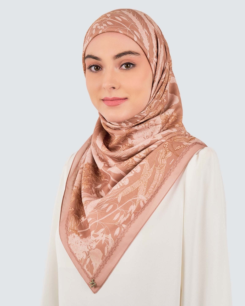 Image of AKAR COTTON VOILE SQUARE - HALIA