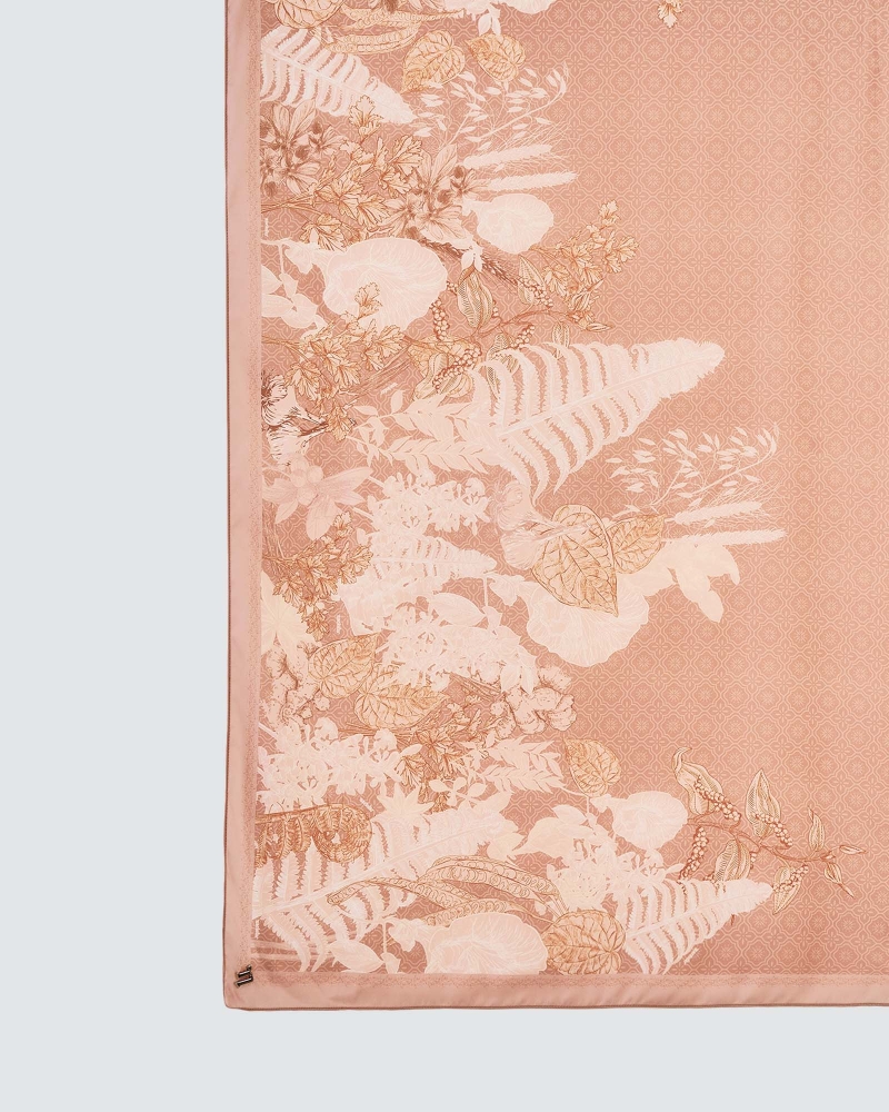 Image of AKAR MATTE SATIN SHAWL - HALIA