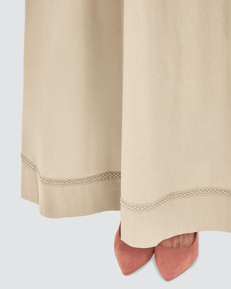Image of AVA SKIRT - LINEN