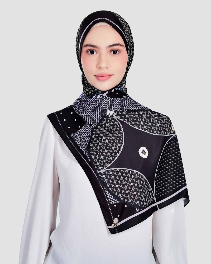 Image of BLUE CRUISE SHAWL - HORIZON