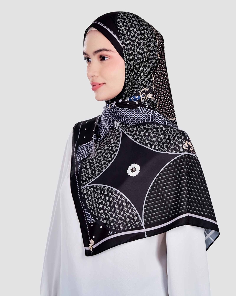 Image of BLUE CRUISE SHAWL - HORIZON