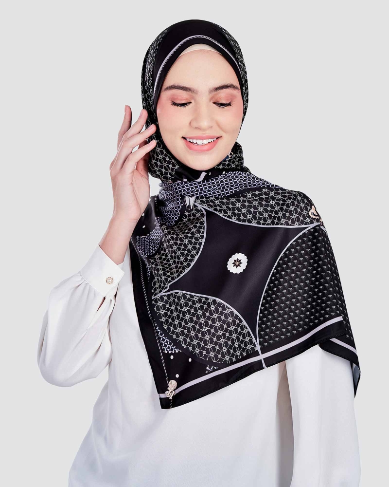 Image of BLUE CRUISE SHAWL - HORIZON