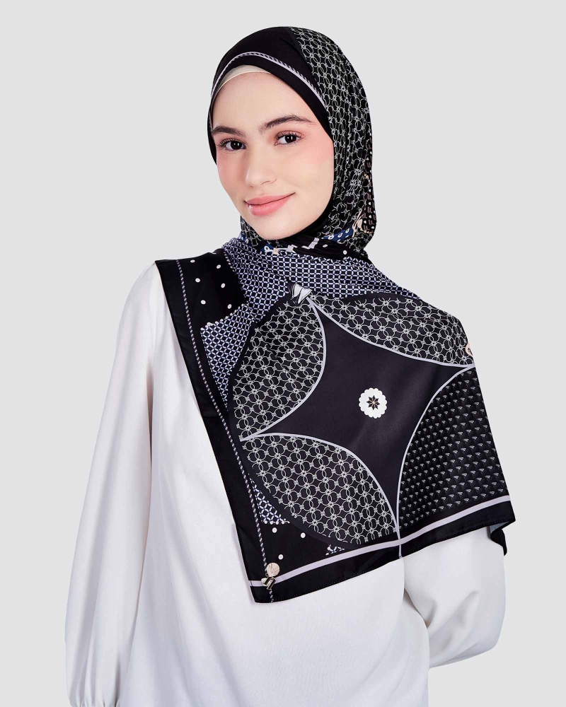 Image of BLUE CRUISE SHAWL - HORIZON