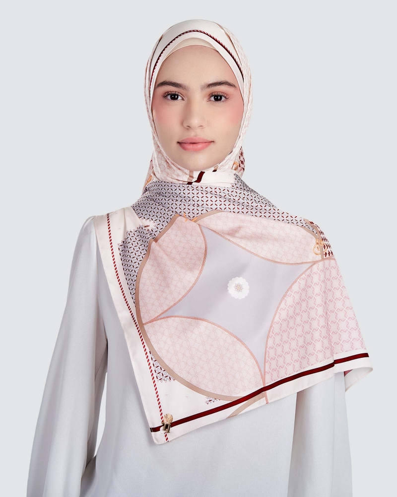 Image of BLUE CRUISE SHAWL - ISLAND