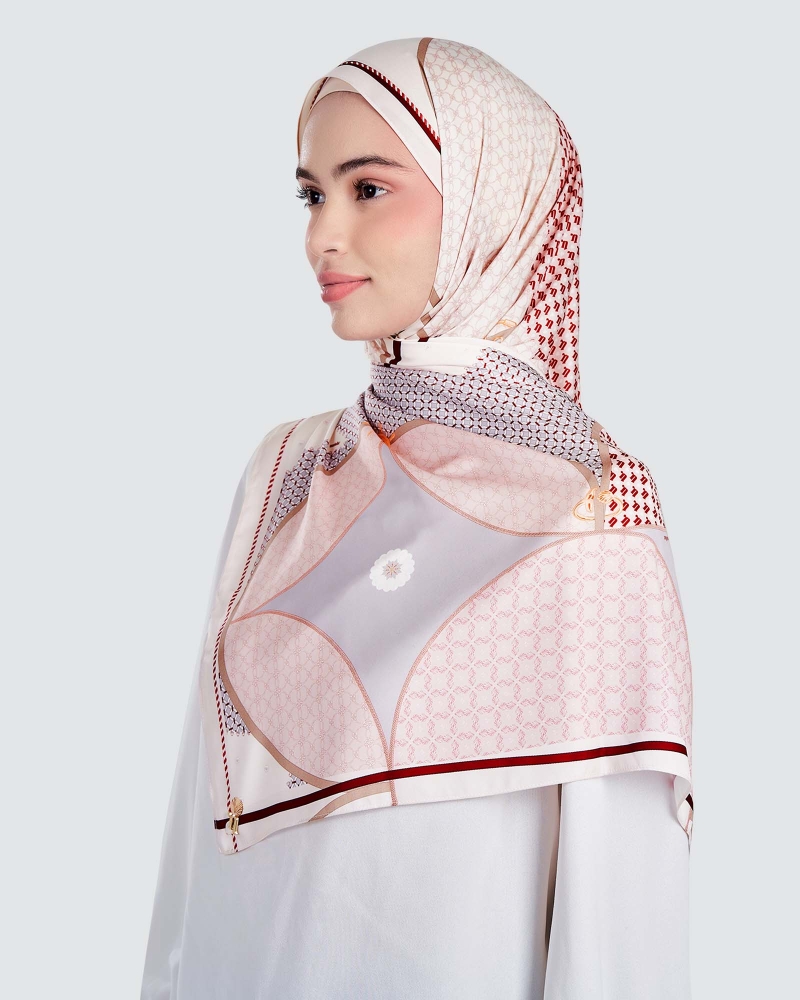 Image of BLUE CRUISE SHAWL - ISLAND