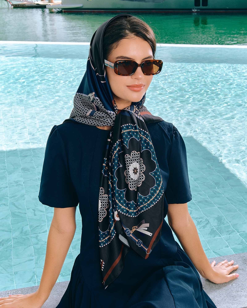 BLUE CRUISE SQUARE - NAUTICAL