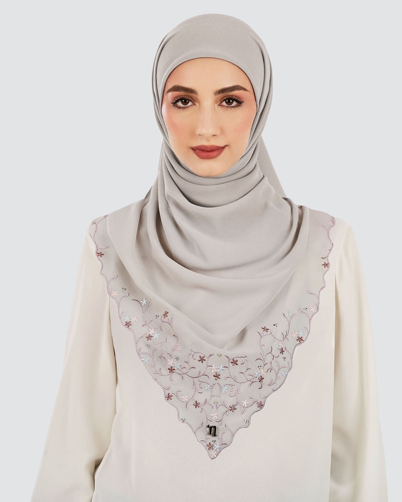 Image of CENDANA SULAM CRYSTAL SQUARE - ASH