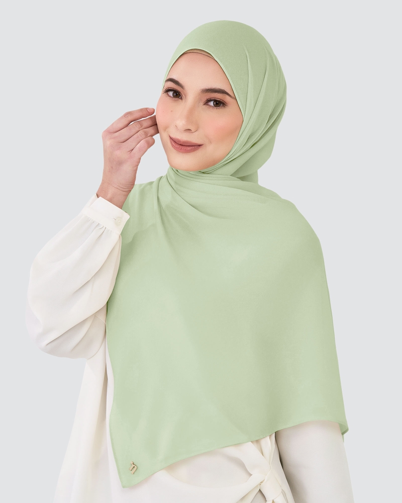 CHIFFON SHAWL - OMPHALODES