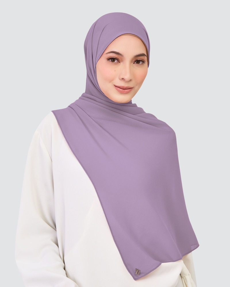 CHIFFON SHAWL - ORCHID MIST