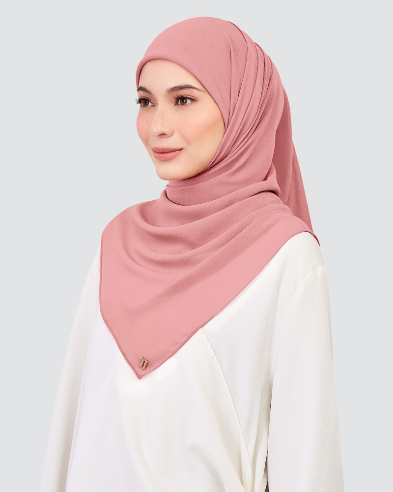 CHIFFON SQUARE - EGRET