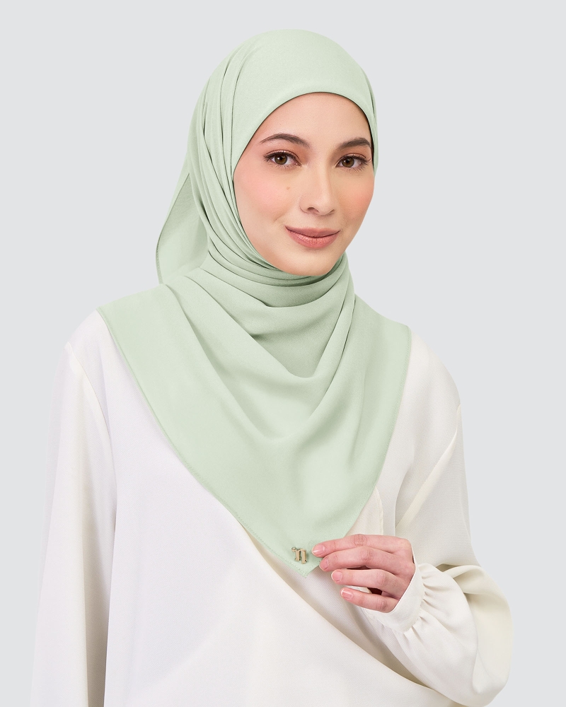 Image of CHIFFON SQUARE - MERCURY