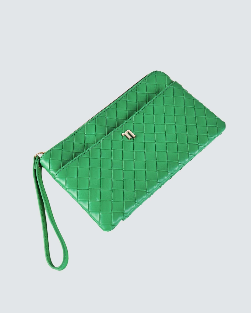 Image of THE CHLOE WRISTLET - CANDY GREEN