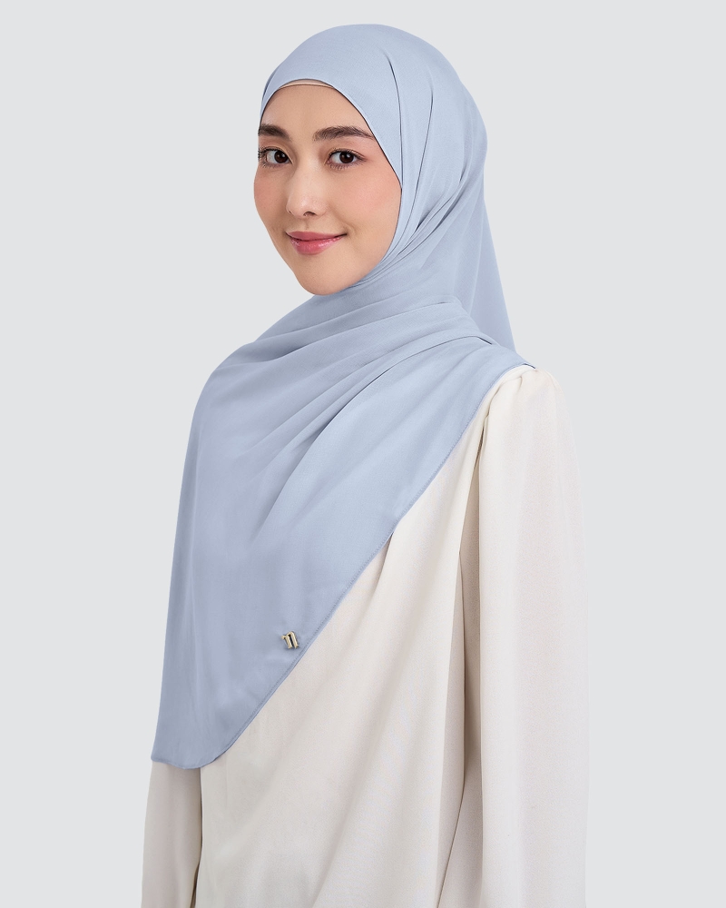 Image of CLEO CHIFFON SHAWL - BLUE MOON