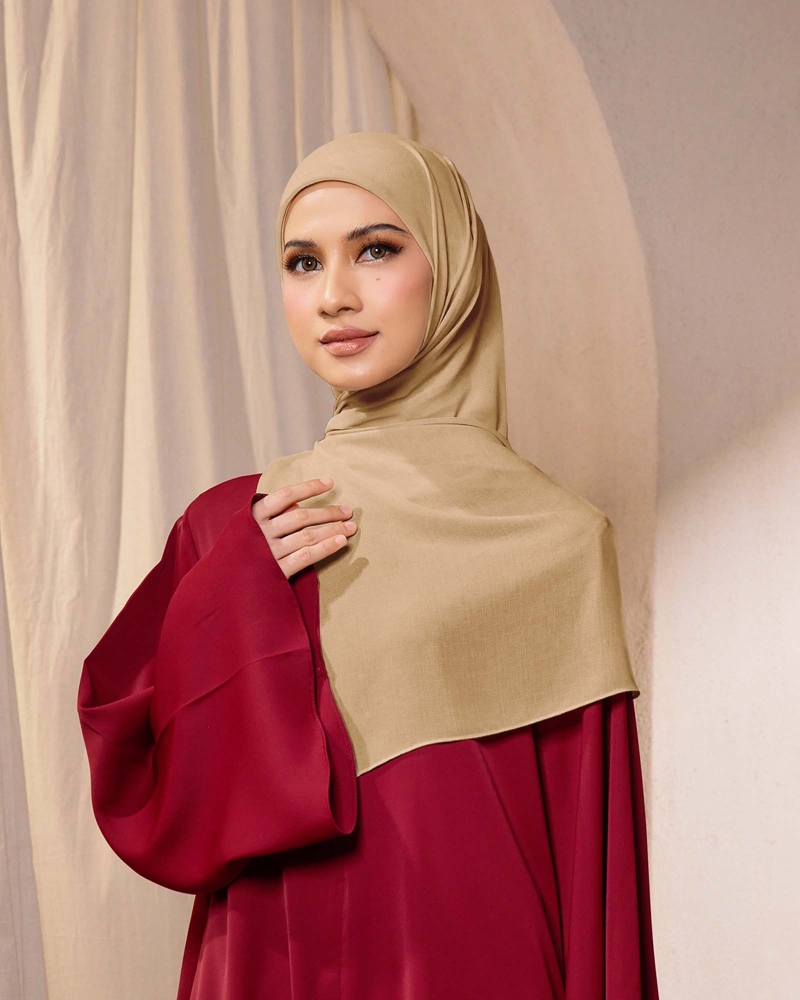 CLEO CHIFFON SHAWL - KHAKI