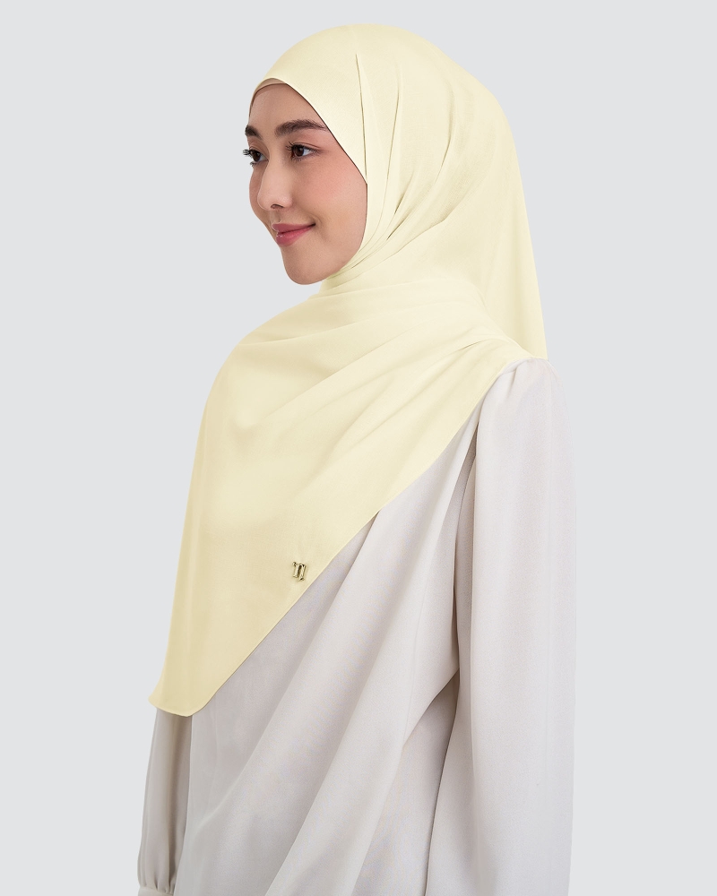 Image of CLEO CHIFFON SHAWL - PEARL