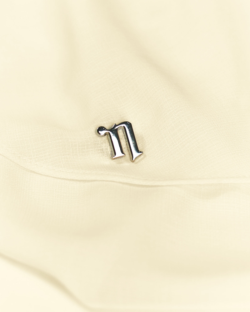 Image of CLEO CHIFFON SHAWL - PEARL