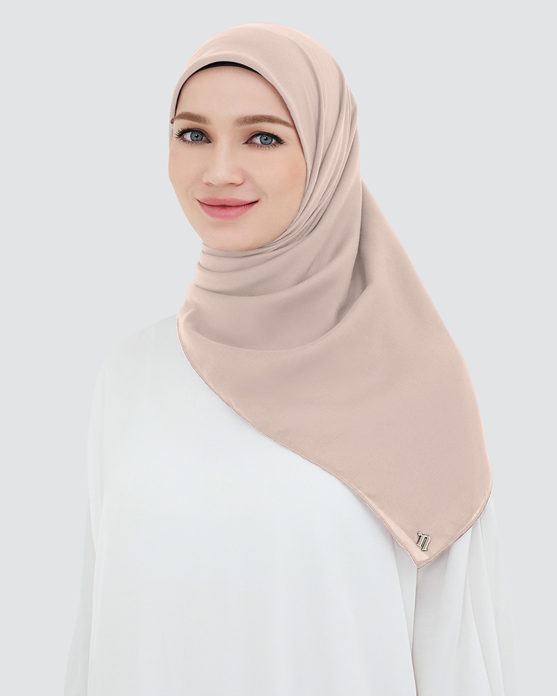 Image of COTTON VOILE SQUARE - BRIDAL BLUSH