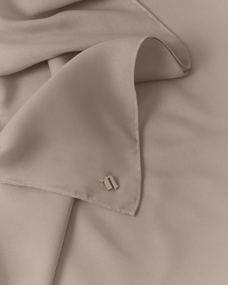 Image of COTTON VOILE SQUARE - FRAPPE