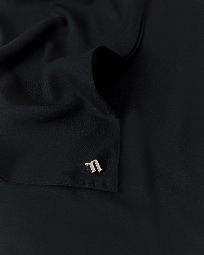 Image of COTTON VOILE SQUARE - METEORITE