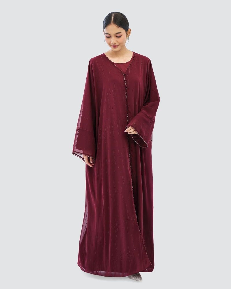 Image of DALIA CHIFFON ABAYA AND SHAWL